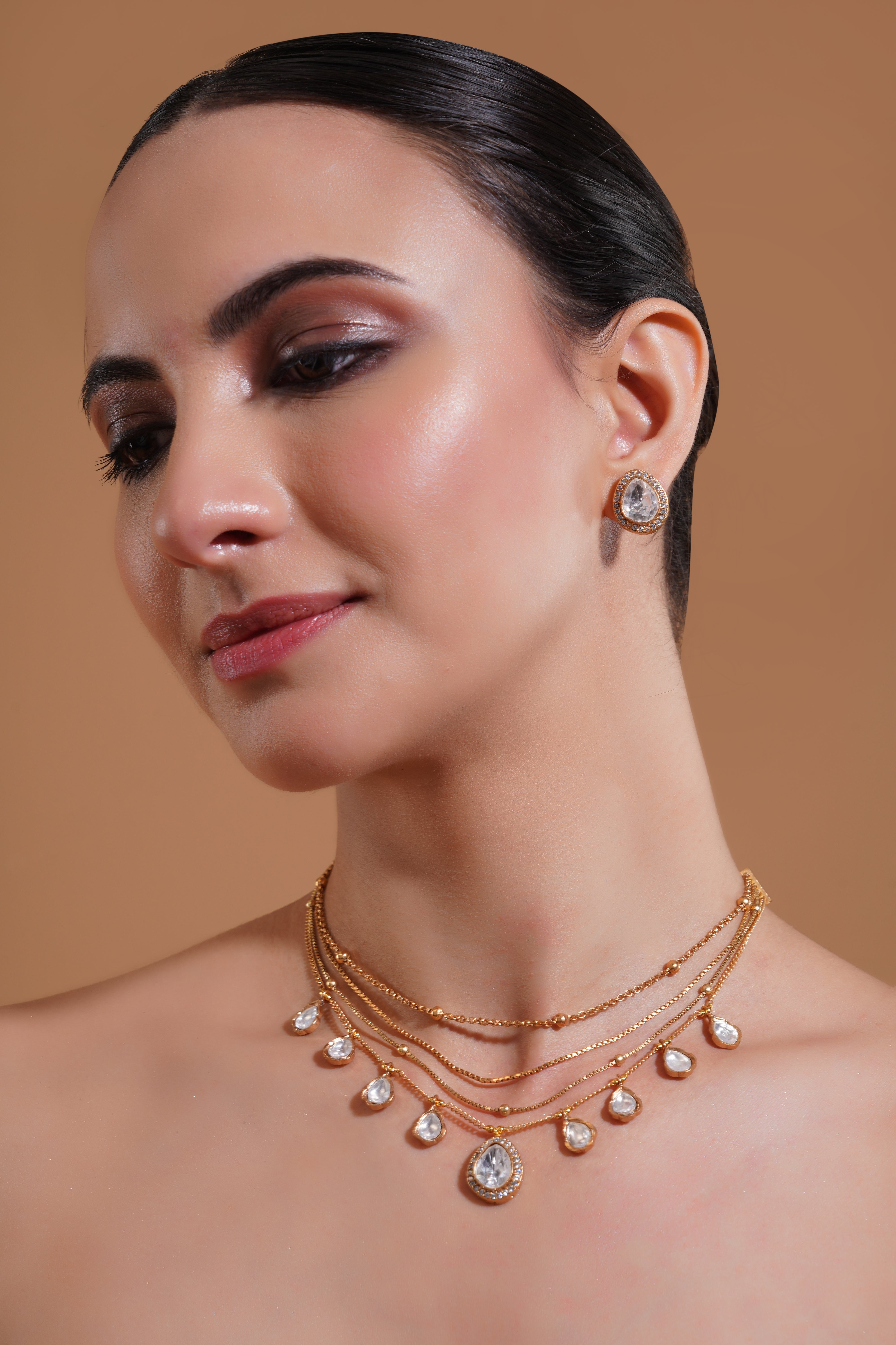 Kundan Drop Necklace
